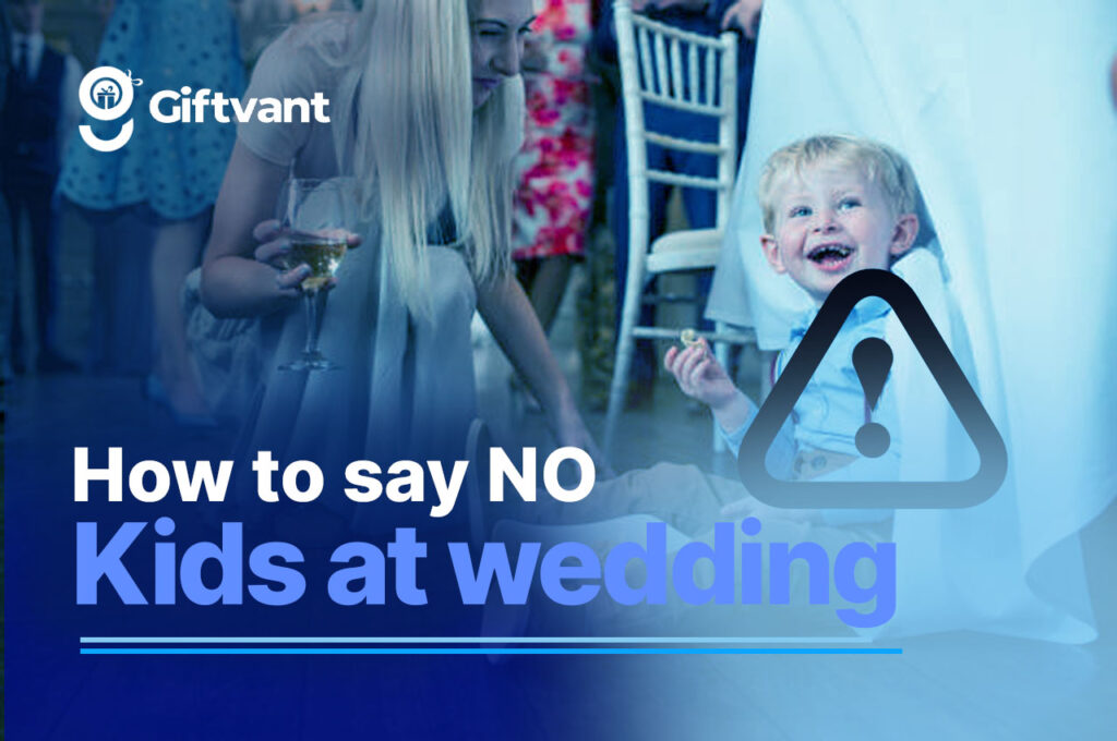 How to say no kid at wedding