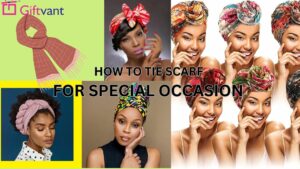 how to tie a festive head scarf for special occasions