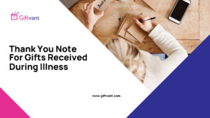 thank you notes for gifts during illness