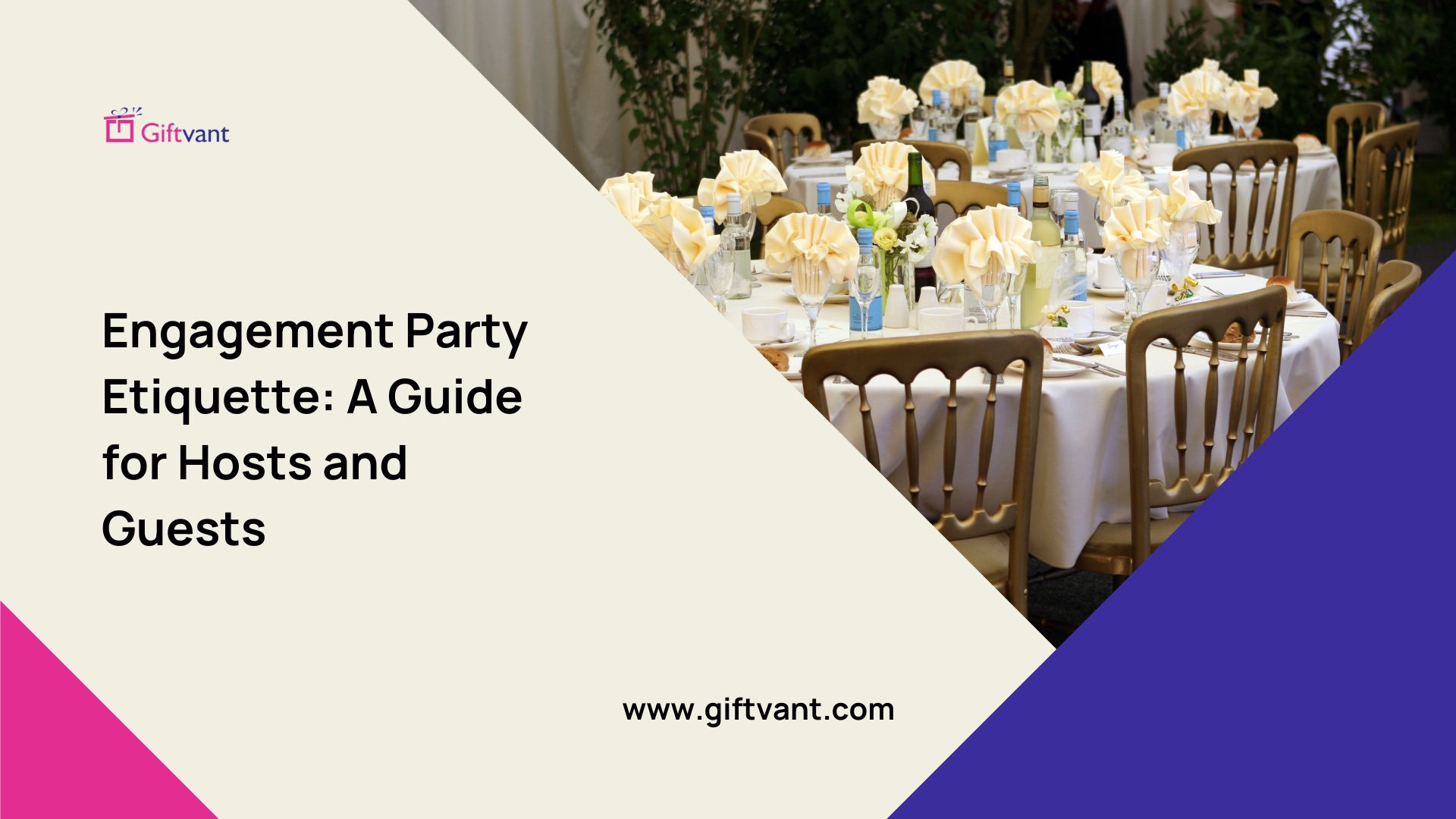 What is etiquette for an engagement party