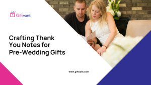 thank you note for gift before wedding